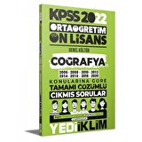 Yediiklim 2022 KPSS Ortaöğretim Ön Lisans Coğrafya Konularına Göre Çözümlü Çıkmış Sorular